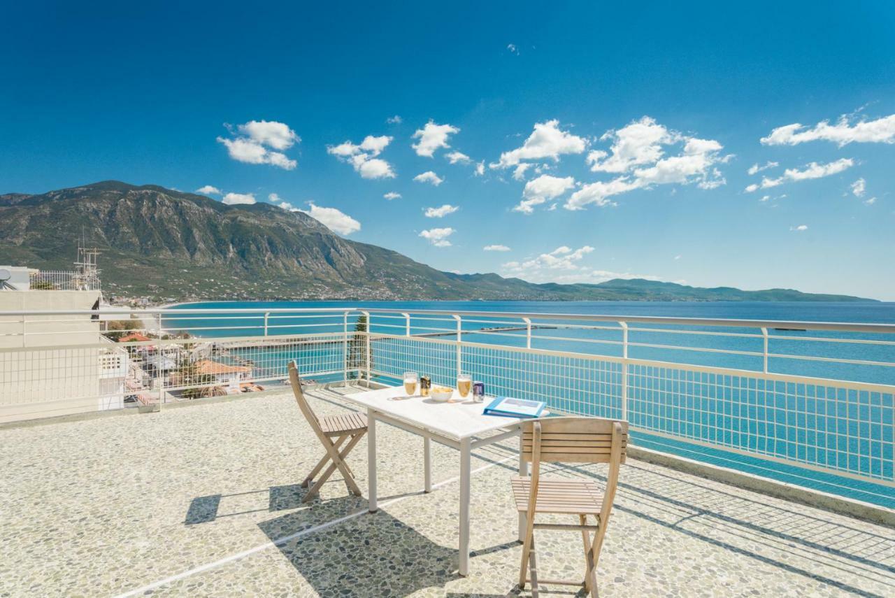 Seafront Penthouse Leo Appartement Kalamáta Buitenkant foto